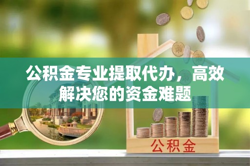 瑶海公积金专业提取代办，高效解决您的资金难题