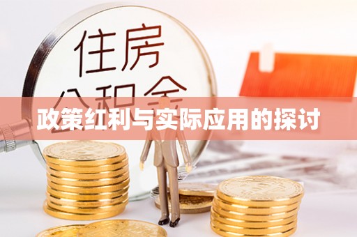 瑶海政策红利与实际应用的探讨