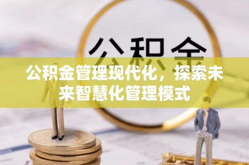 瑶海公积金管理现代化，探索未来智慧化管理模式