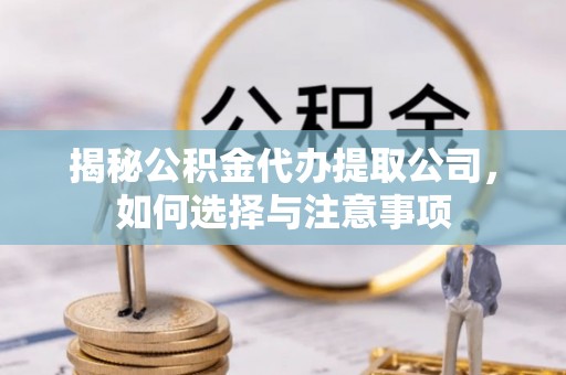瑶海揭秘公积金代办提取公司，如何选择与注意事项
