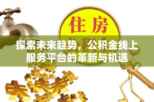 瑶海探索未来趋势，公积金线上服务平台的革新与机遇