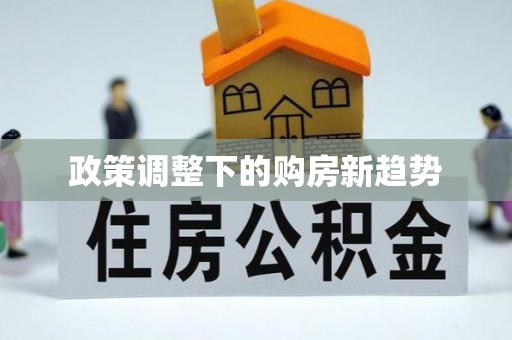 瑶海政策调整下的购房新趋势