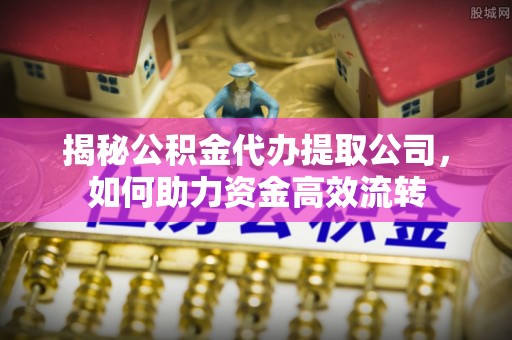 瑶海揭秘公积金代办提取公司，如何助力资金高效流转