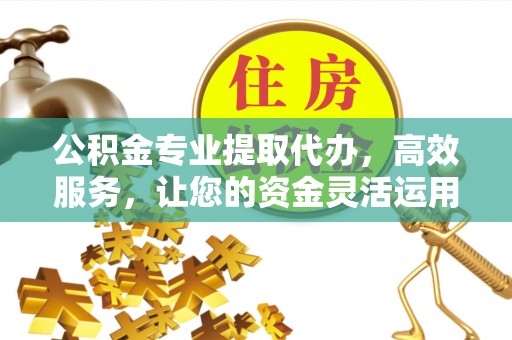 瑶海公积金专业提取代办，高效服务，让您的资金灵活运用