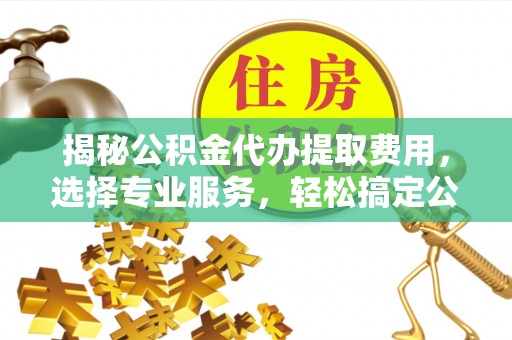 瑶海揭秘公积金代办提取费用，选择专业服务，轻松搞定公积金提取