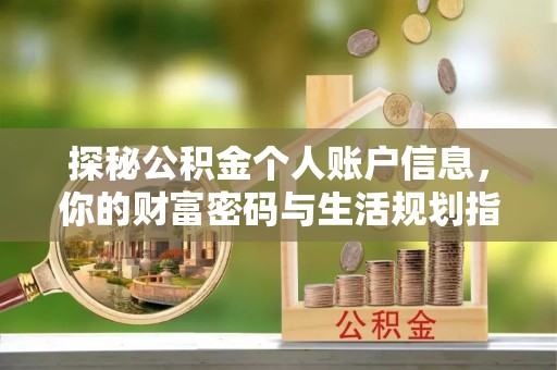 瑶海探秘公积金个人账户信息，你的财富密码与生活规划指南