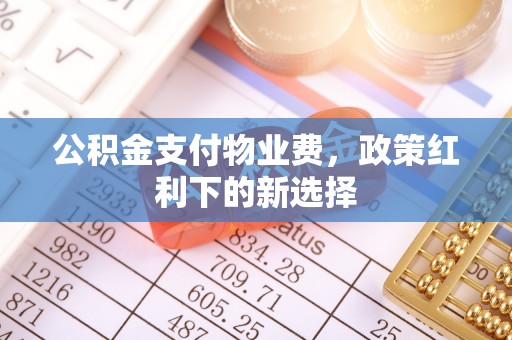 瑶海公积金支付物业费，政策红利下的新选择